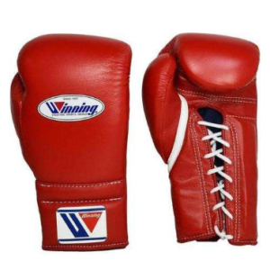 WINNING GLOVES RED – LACE-UP BOXING GLOVES